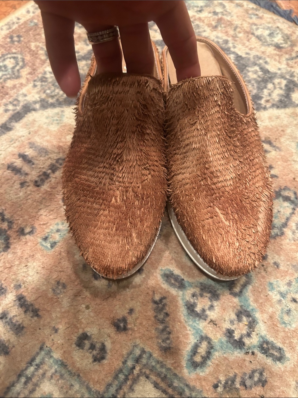Antelope Tan Woven Slip-On Mule - Picture 12 of 13